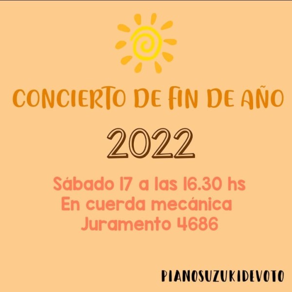 Concierto de Fin de A&ntilde;o 2022 -Cuerda Mec&aacute;nica